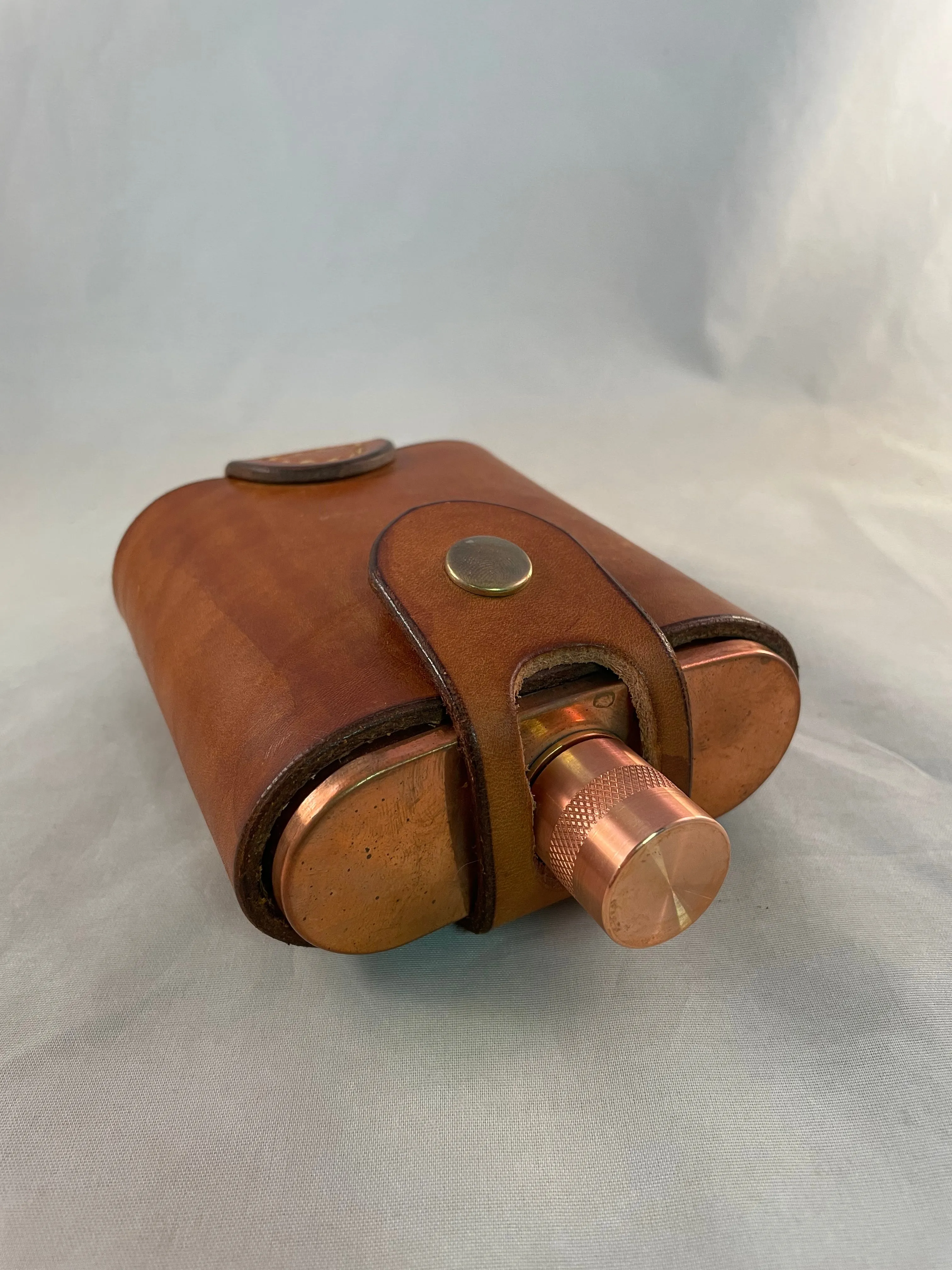 Brown Leather Flask