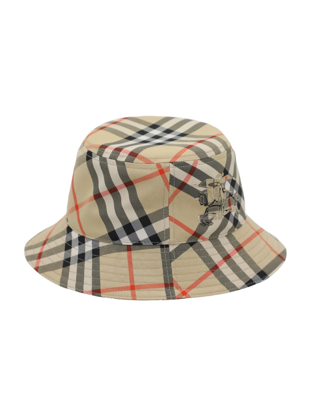 Burberry Check Bucket Hat in Sand