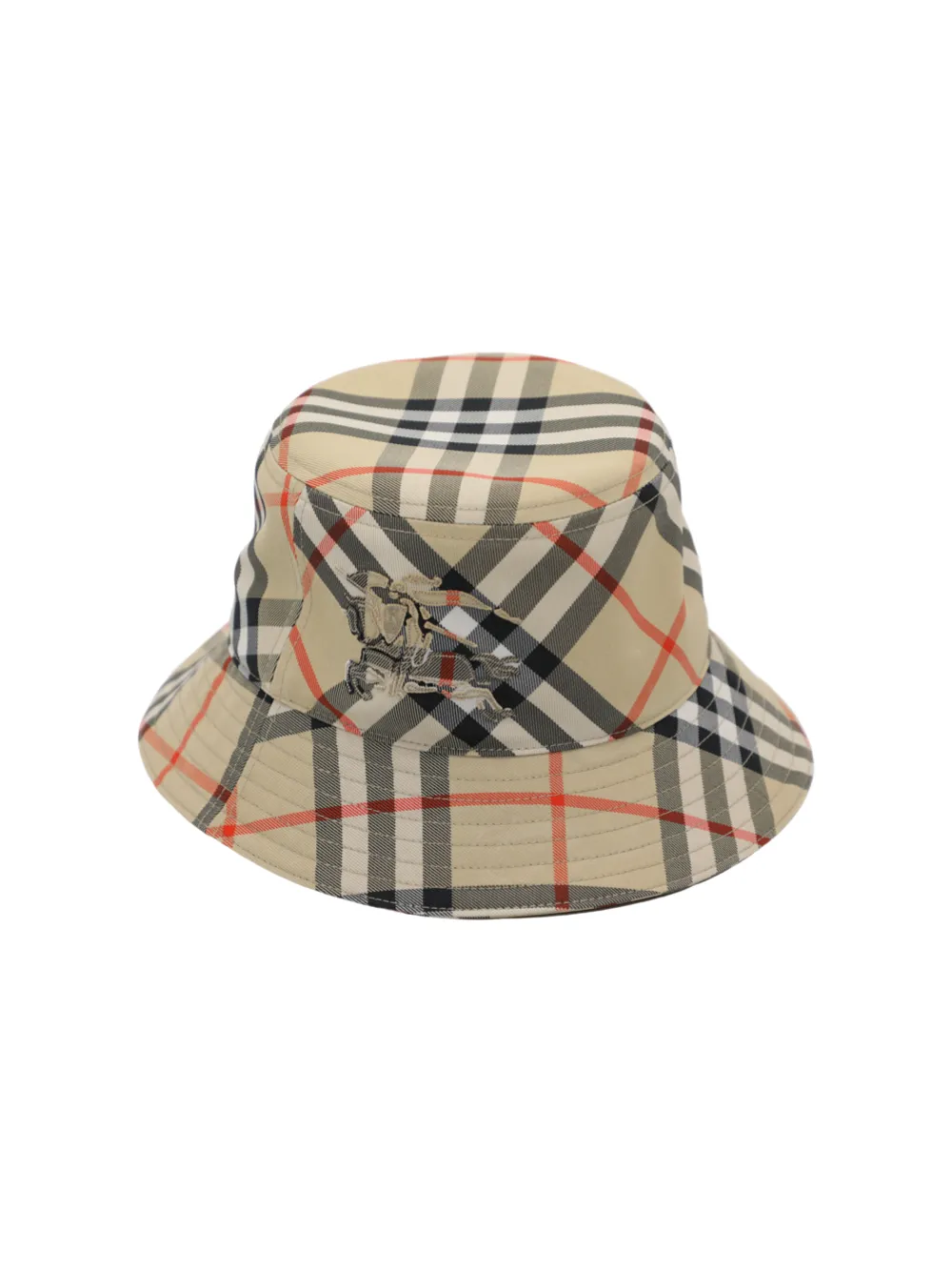 Burberry Check Bucket Hat in Sand