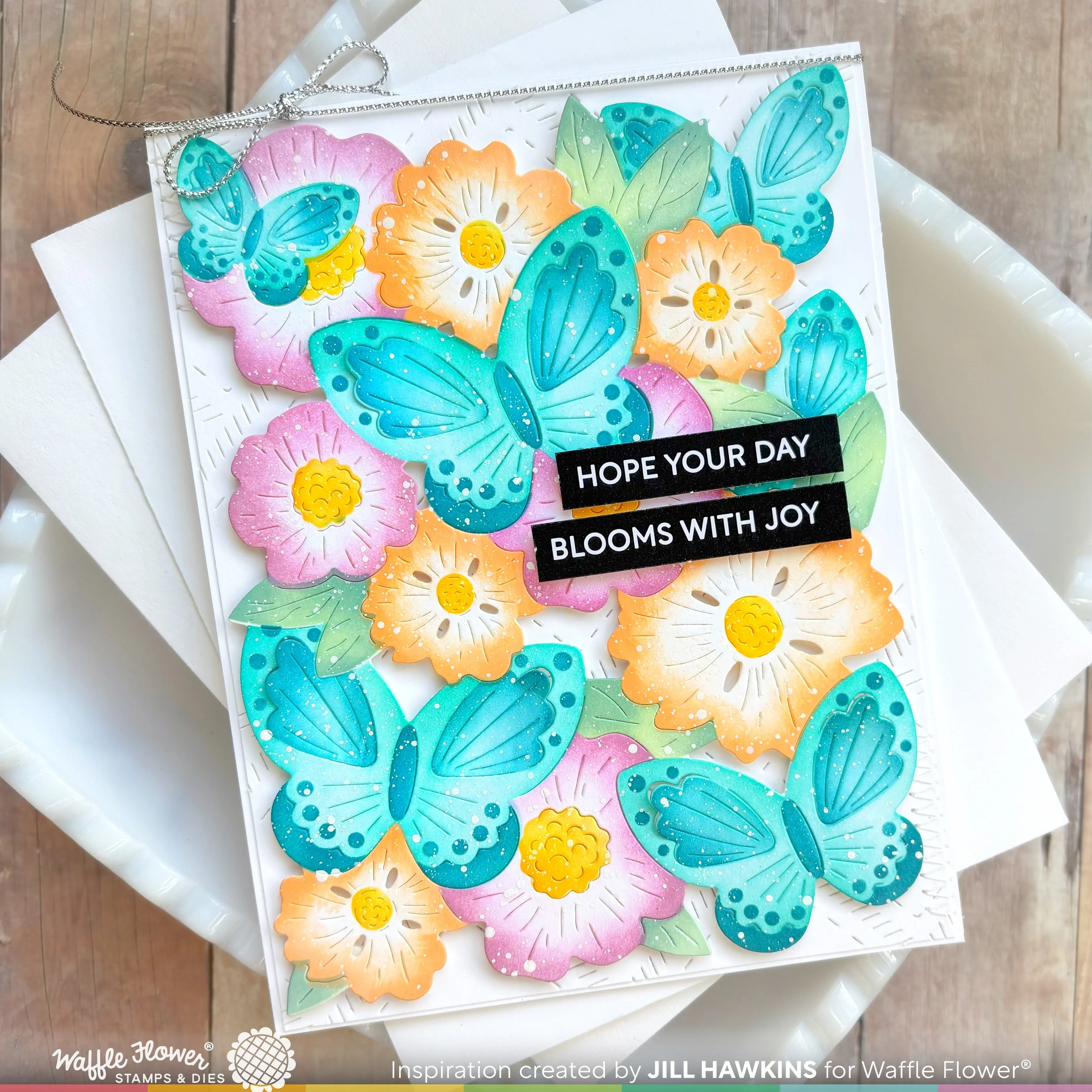 Butterfly Blossom Texture Die