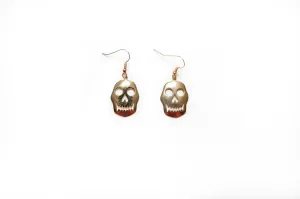 Calacas Bronze Earrings