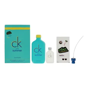 Calvin Klein 2 Piece Gift Set CK One Summer Eau De Toilette 100ml - CK One Eau De Toilette 15ml