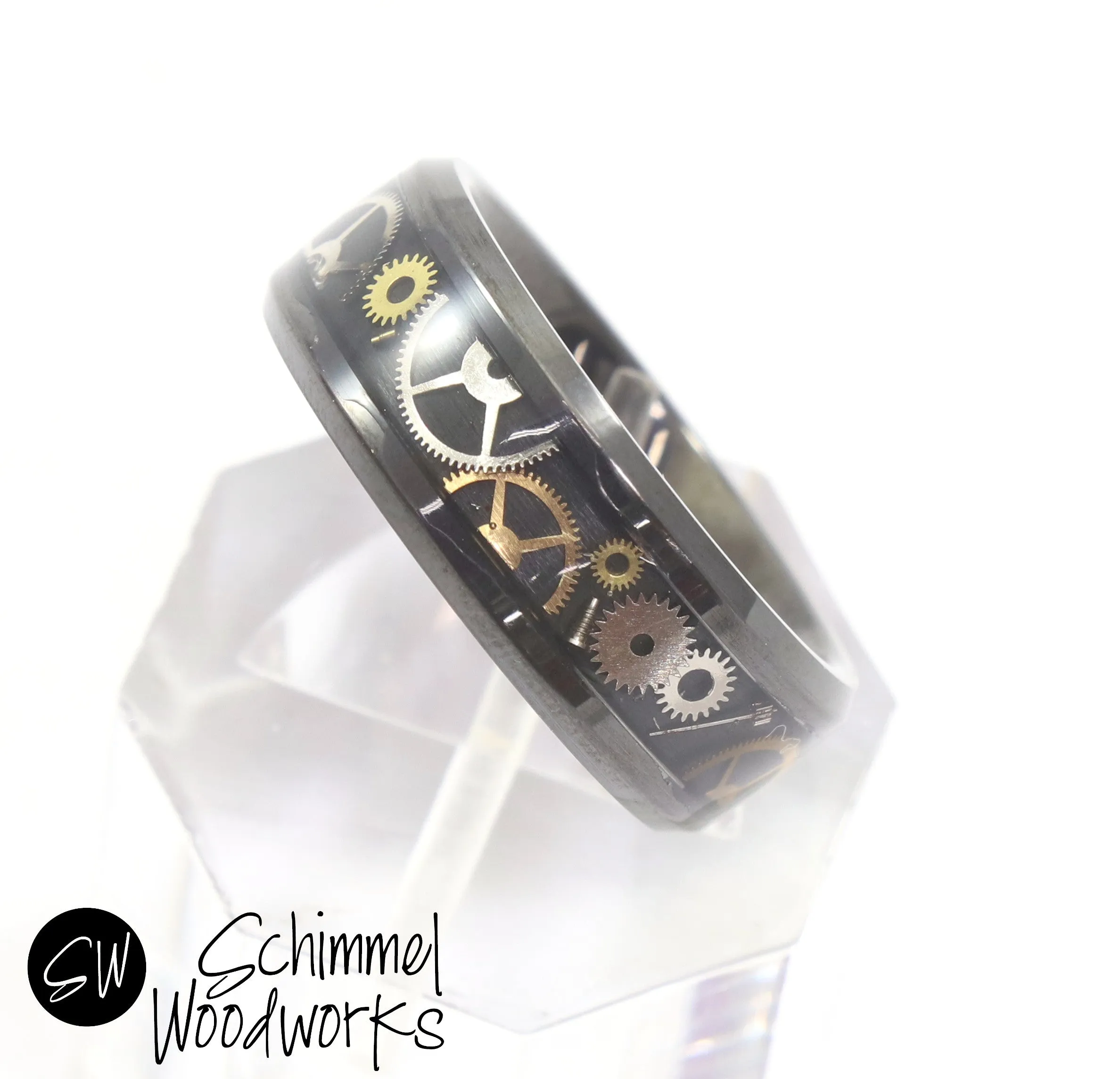 Ceramic Steampunk Ring