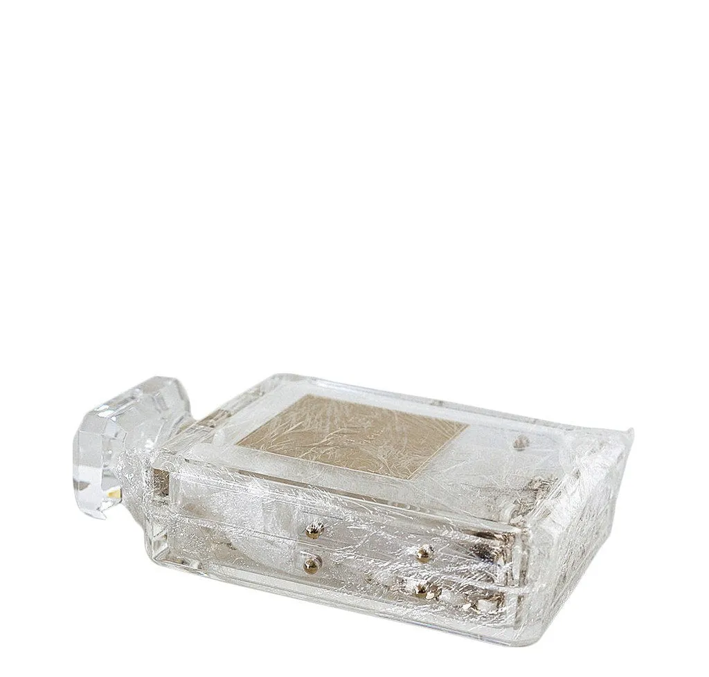 Chanel Clear Plexiglass Perfume Bottle Bag