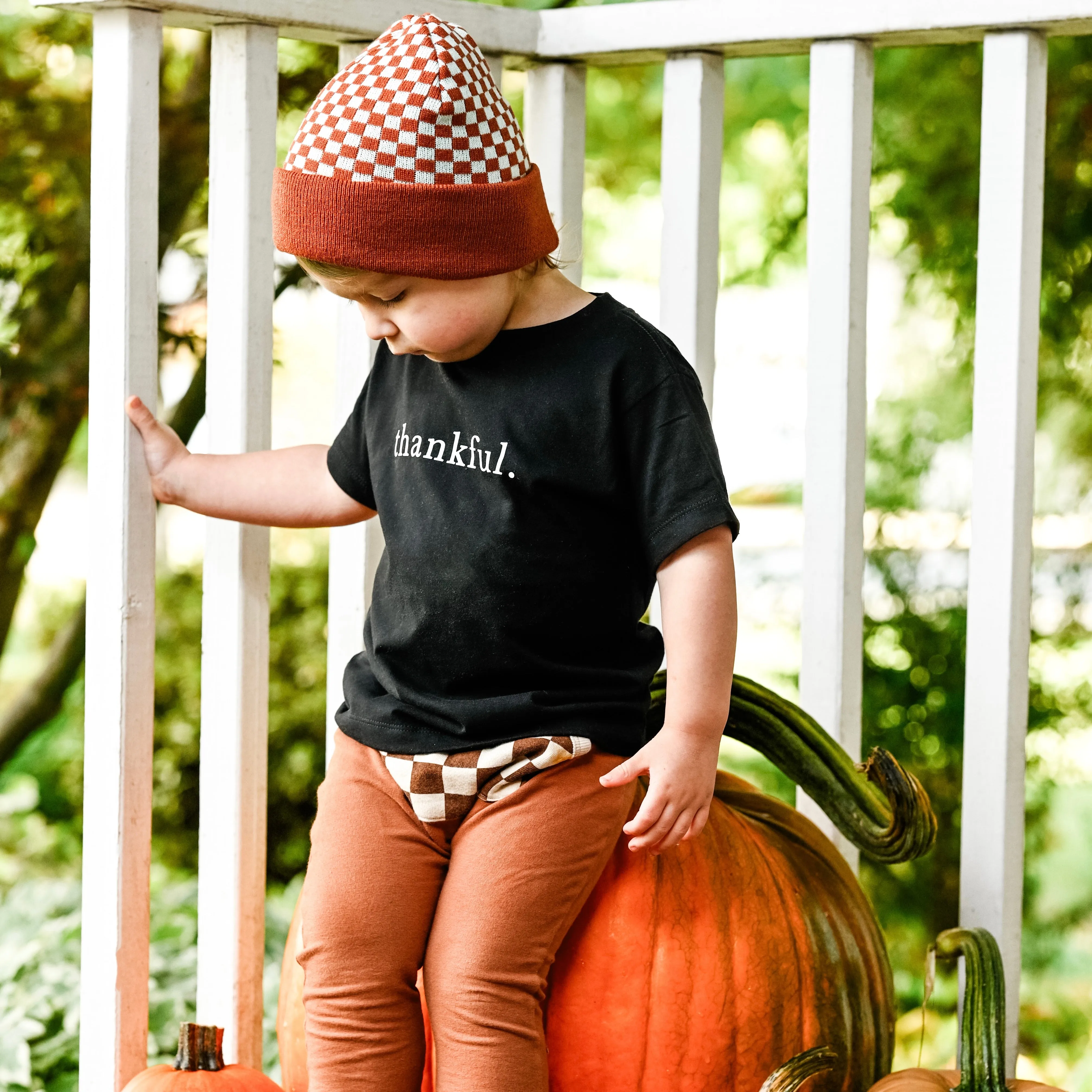 Check Yourself Reversible Beanie - Copper