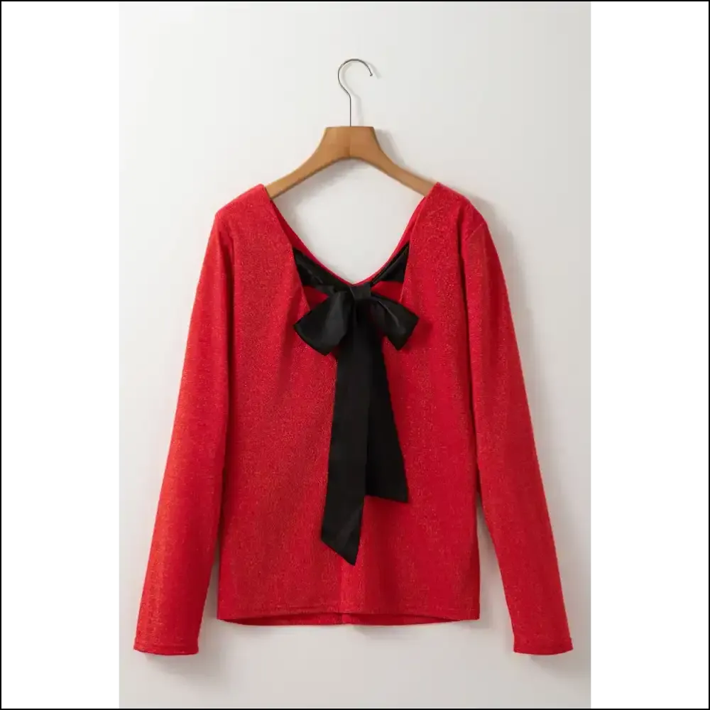 Chic Black Bowknot Backless: "Bow" Down, Bitches!
