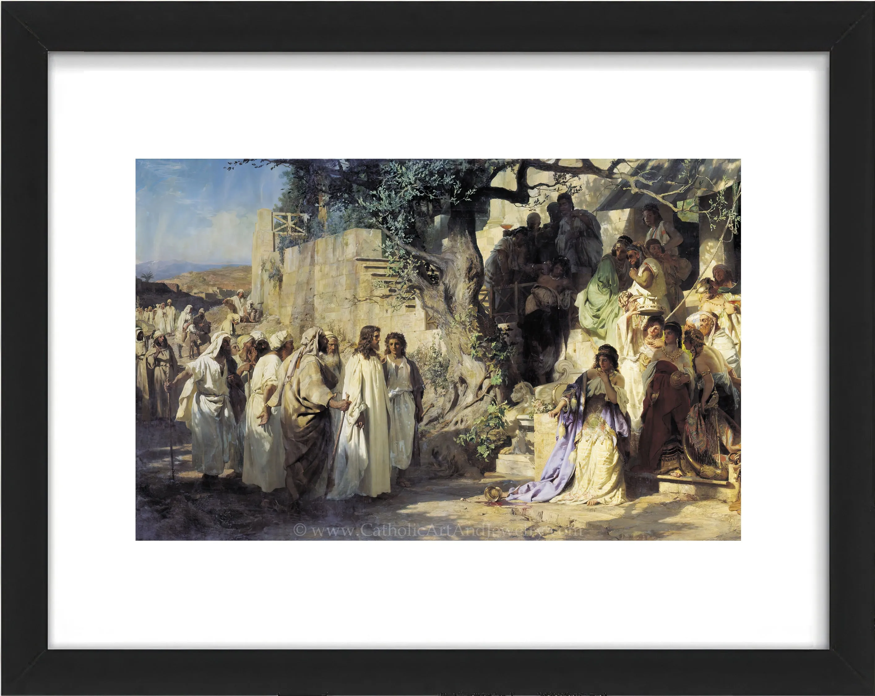 Christ and Sinner – Mary Magdalene – Henryk Siemiradzki – Catholic Art Print