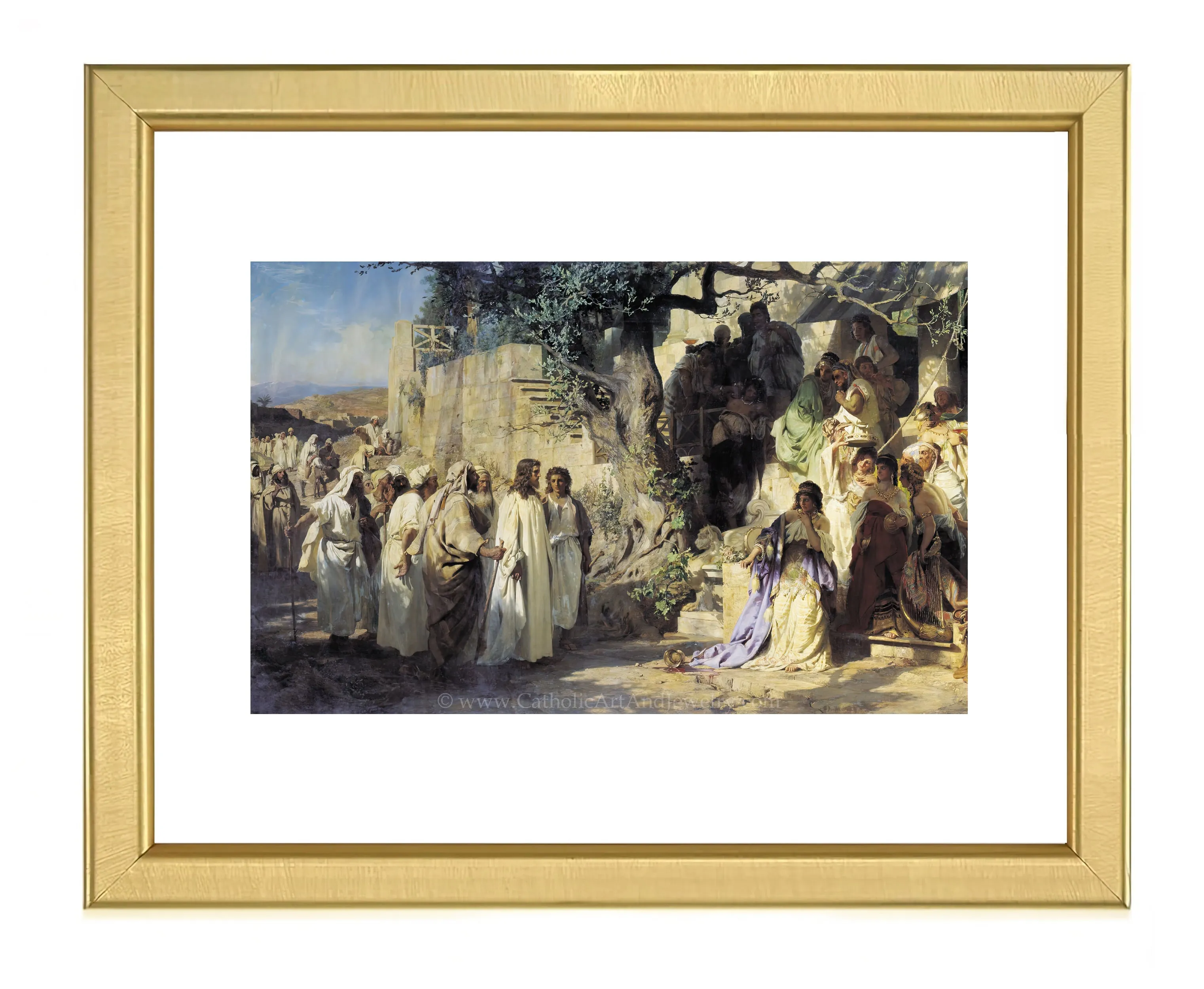 Christ and Sinner – Mary Magdalene – Henryk Siemiradzki – Catholic Art Print