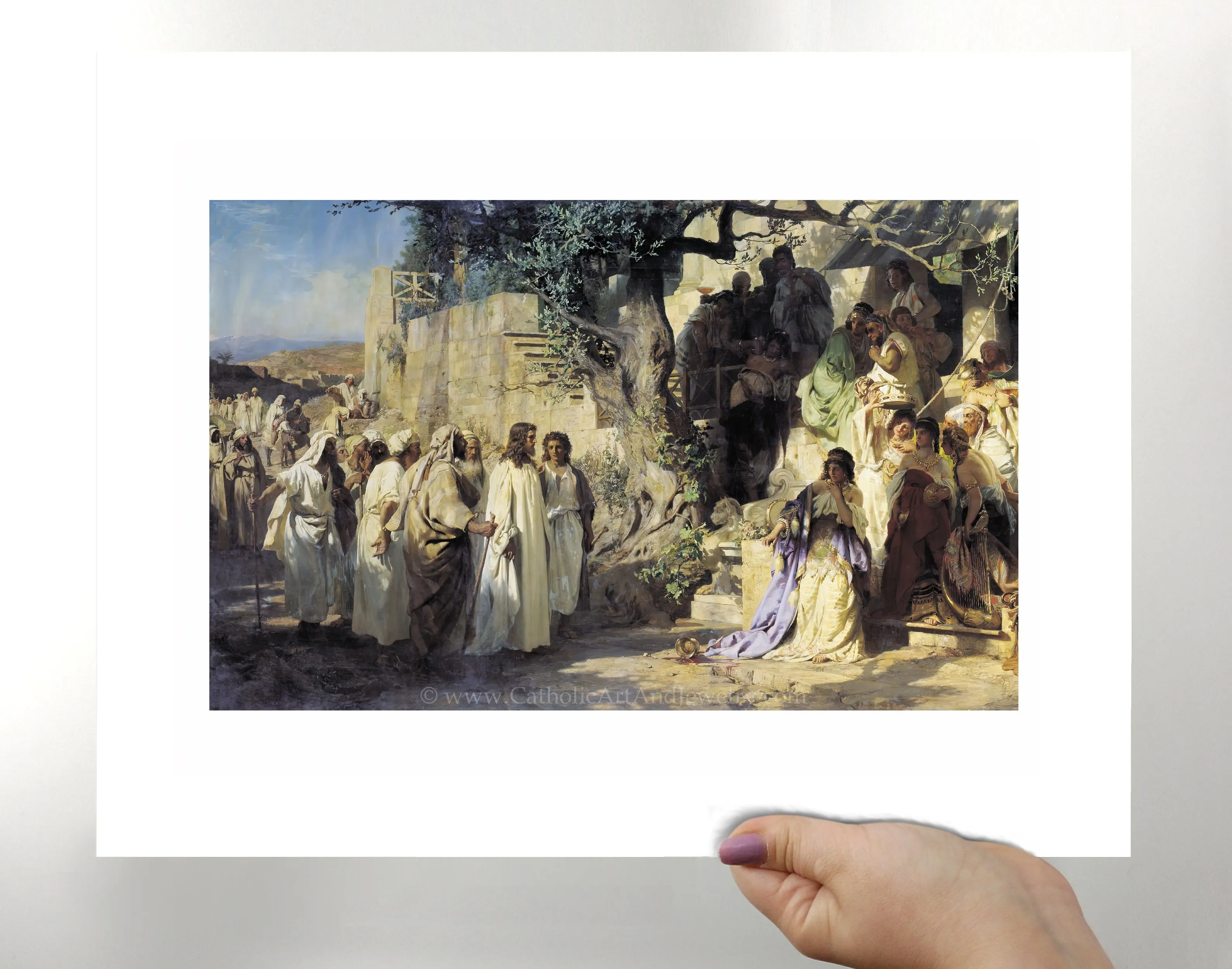 Christ and Sinner – Mary Magdalene – Henryk Siemiradzki – Catholic Art Print