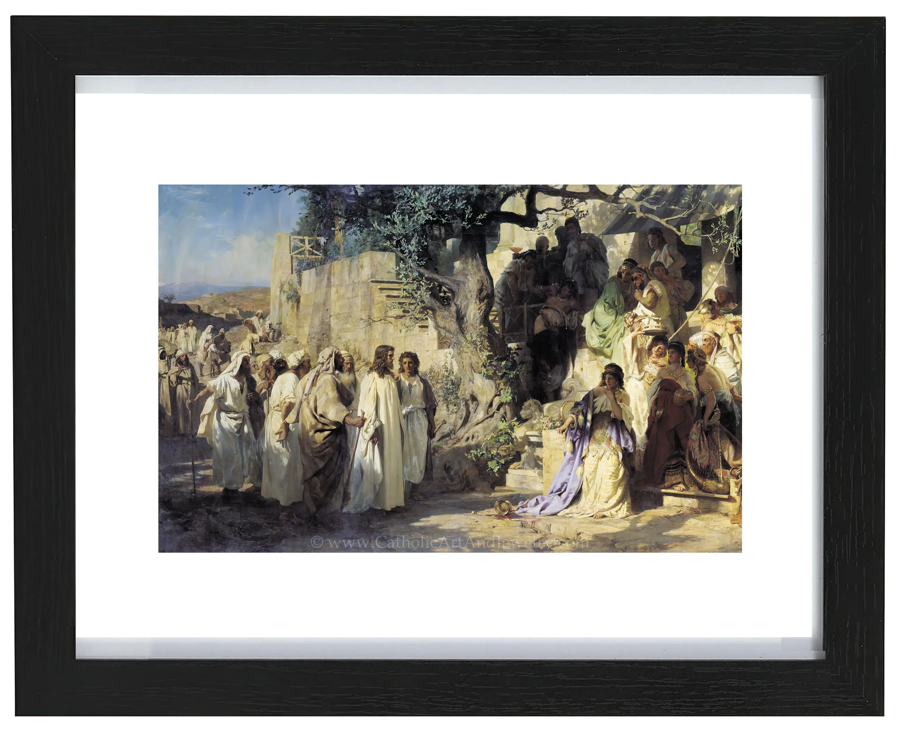 Christ and Sinner – Mary Magdalene – Henryk Siemiradzki – Catholic Art Print