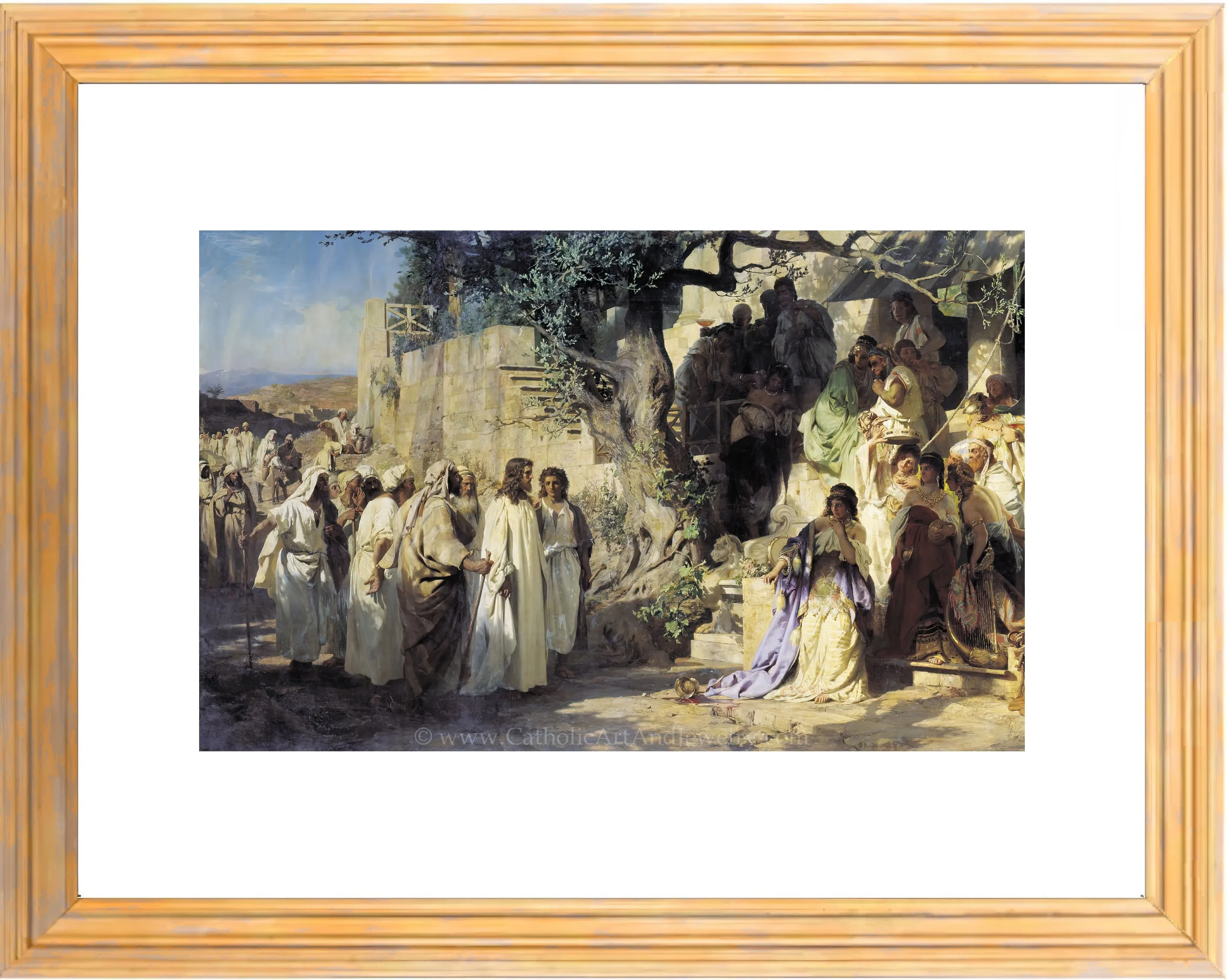 Christ and Sinner – Mary Magdalene – Henryk Siemiradzki – Catholic Art Print