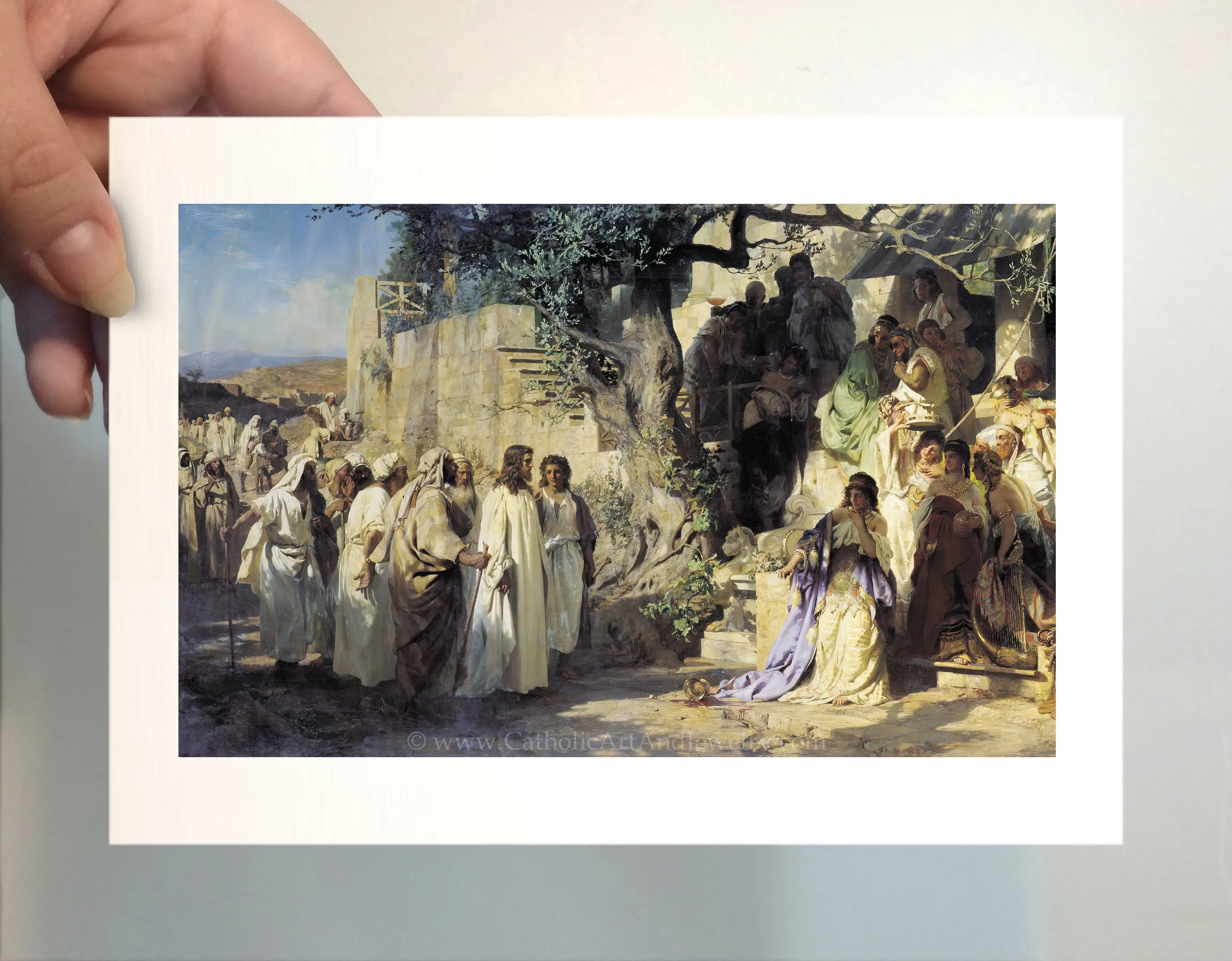 Christ and Sinner – Mary Magdalene – Henryk Siemiradzki – Catholic Art Print