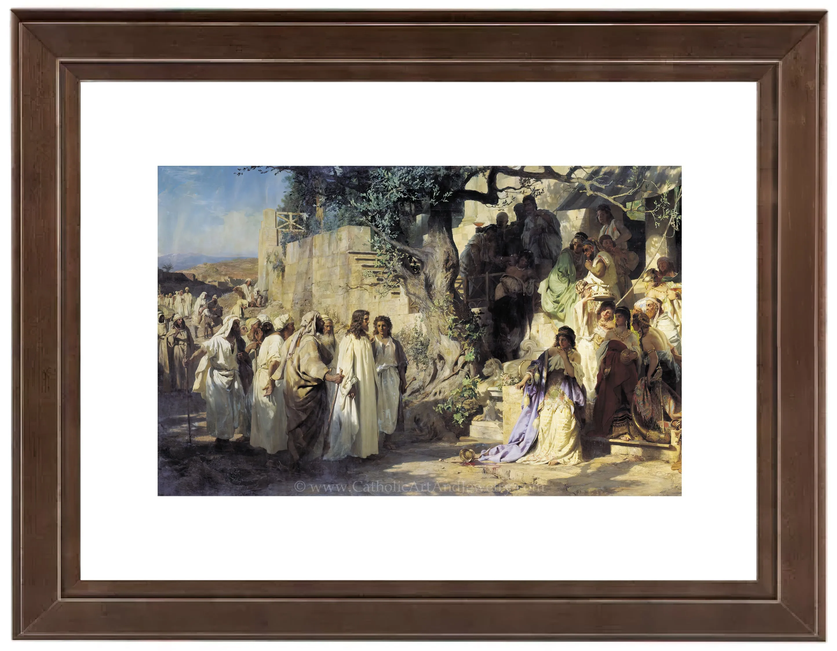 Christ and Sinner – Mary Magdalene – Henryk Siemiradzki – Catholic Art Print