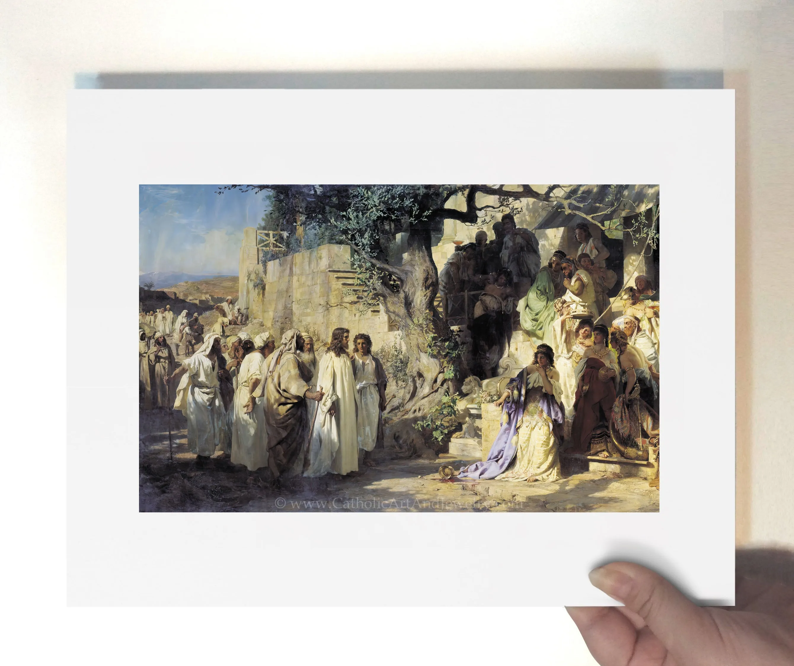 Christ and Sinner – Mary Magdalene – Henryk Siemiradzki – Catholic Art Print