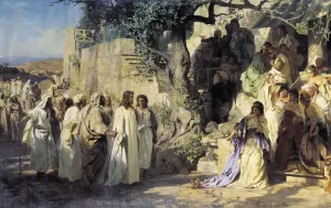 Christ and Sinner – Mary Magdalene – Henryk Siemiradzki – Catholic Art Print