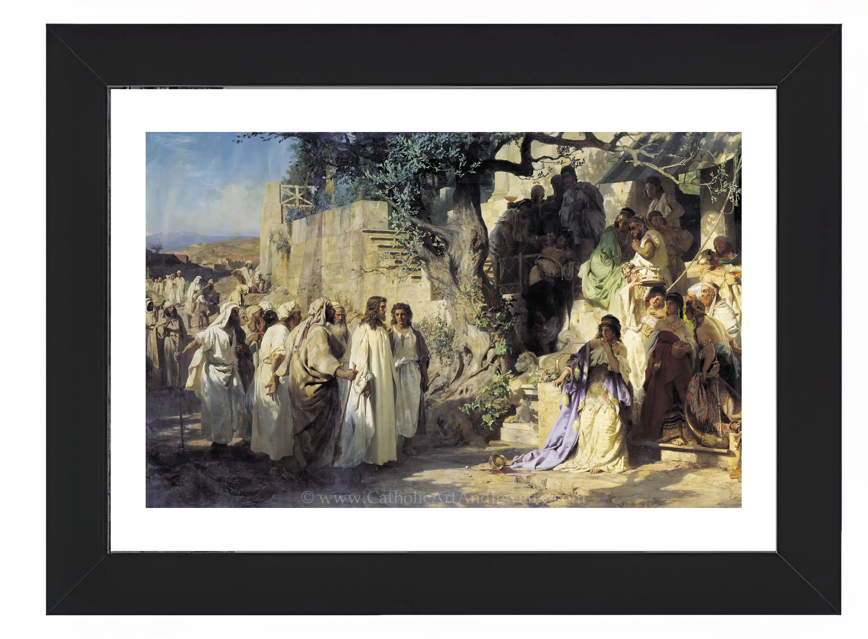 Christ and Sinner – Mary Magdalene – Henryk Siemiradzki – Catholic Art Print