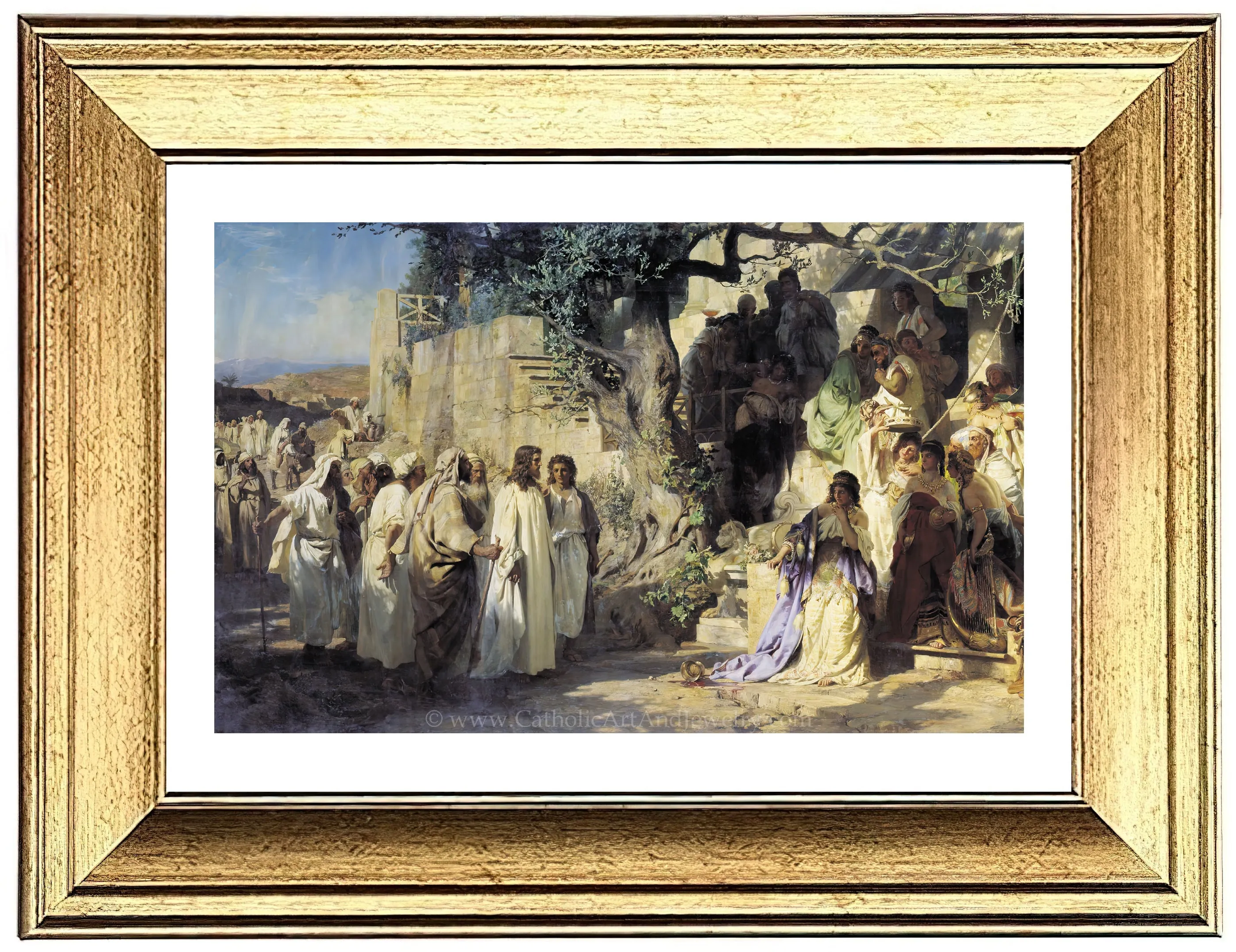 Christ and Sinner – Mary Magdalene – Henryk Siemiradzki – Catholic Art Print