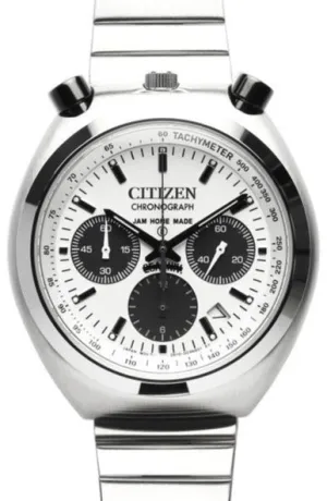 Citizen X JHM JAM HOME MADE Retro Chronograph "Tsunokurono" Panda-Dial Tsuno Chrono JCZ001
