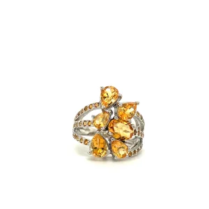 Citrine Ring in .925 Sterling Silver KSR - 1921
