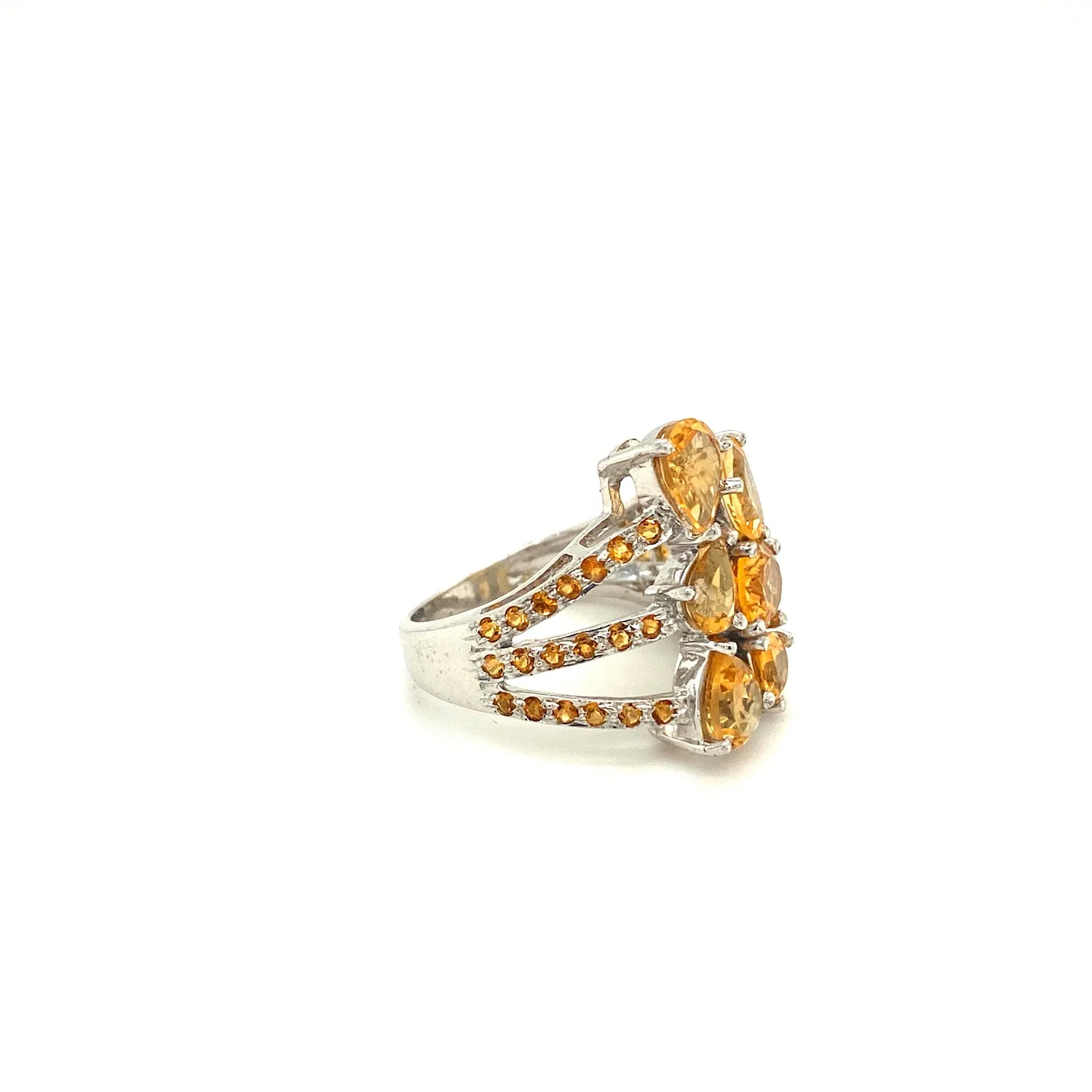Citrine Ring in .925 Sterling Silver KSR - 1921
