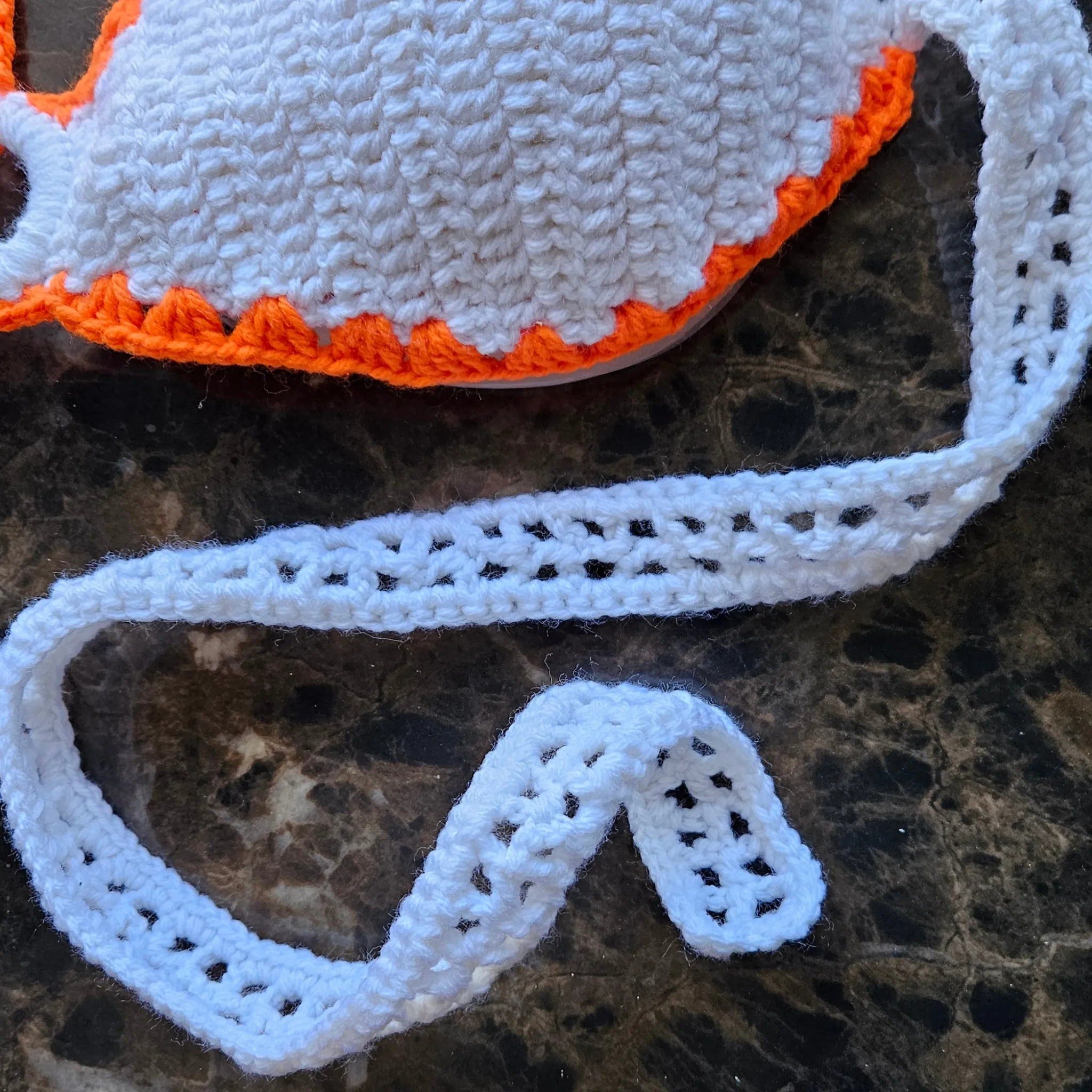 Citrus Crochet Bandeau Top