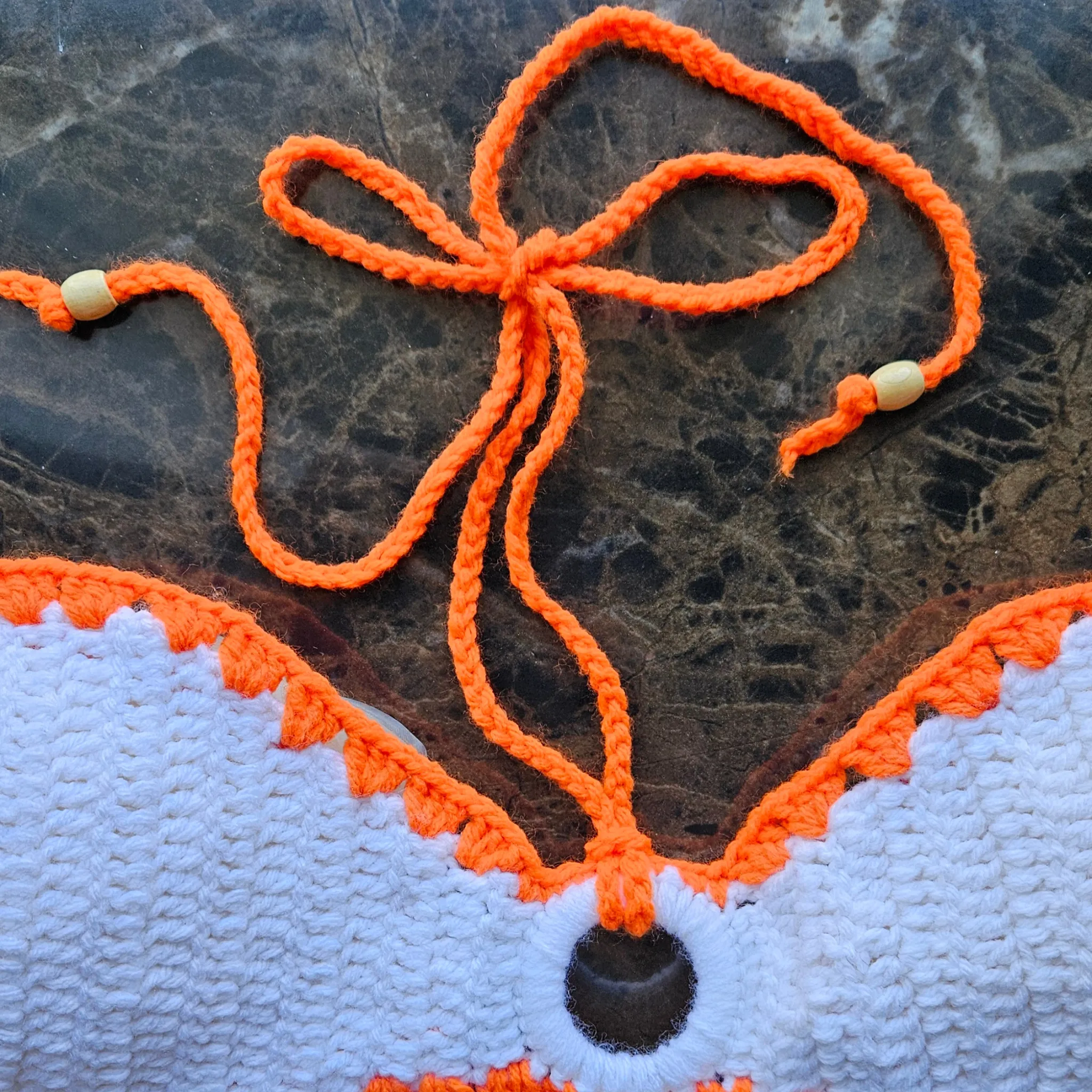 Citrus Crochet Bandeau Top
