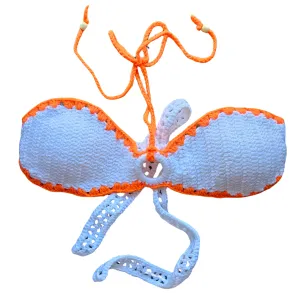 Citrus Crochet Bandeau Top