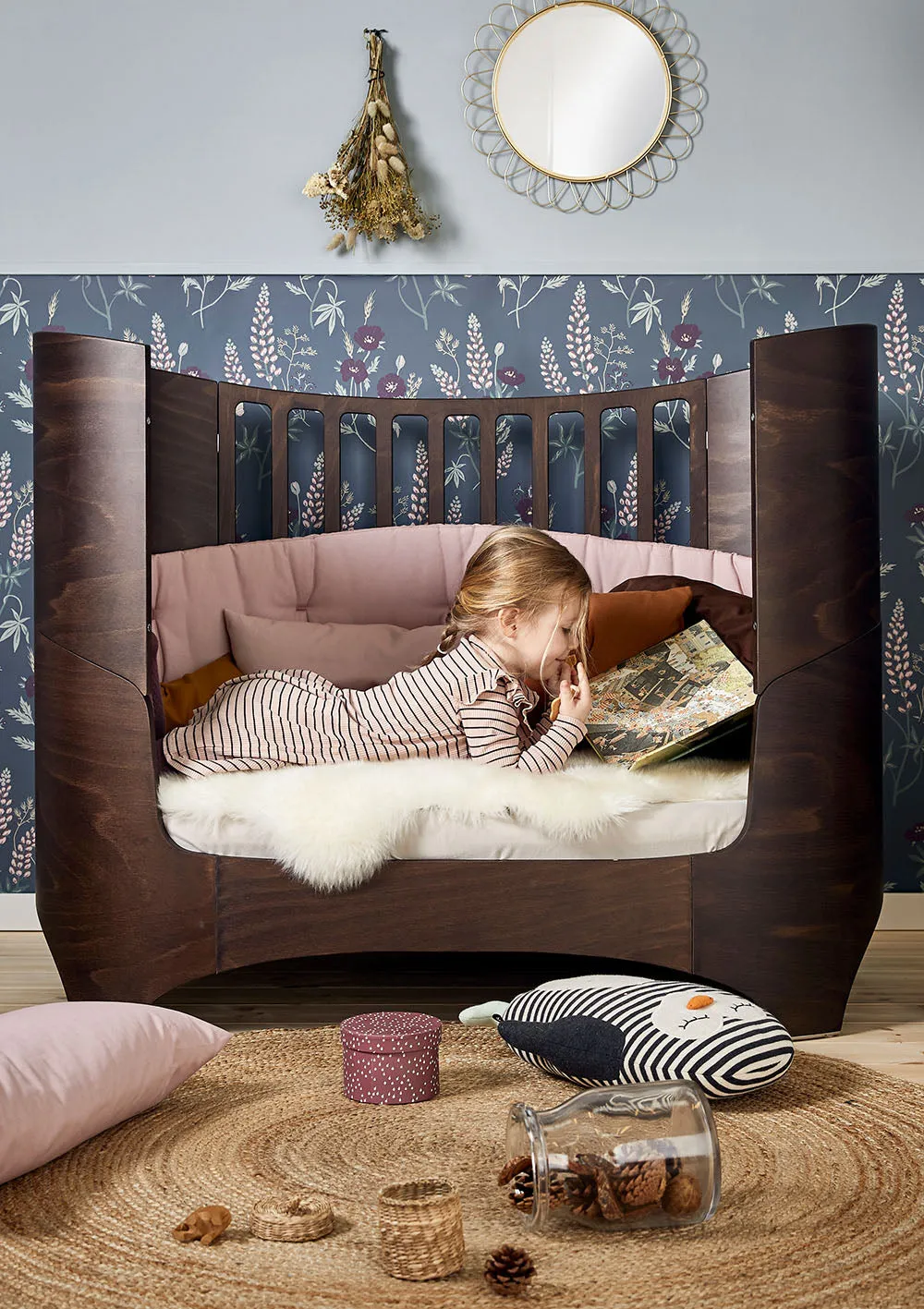 'Classic' Babybett 0-3 Jahre Walnuss