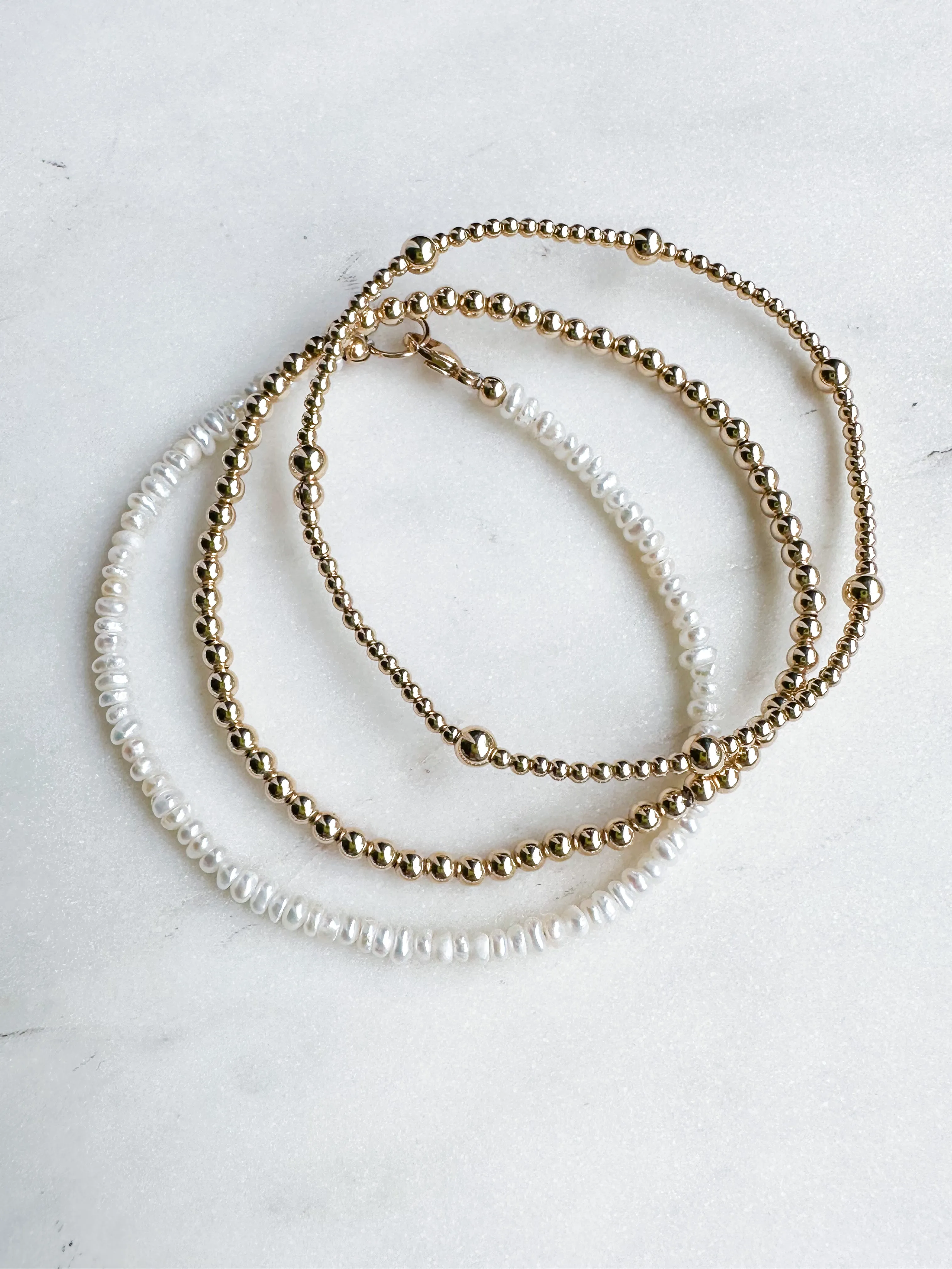 Classic Strand of Gold Bracelet