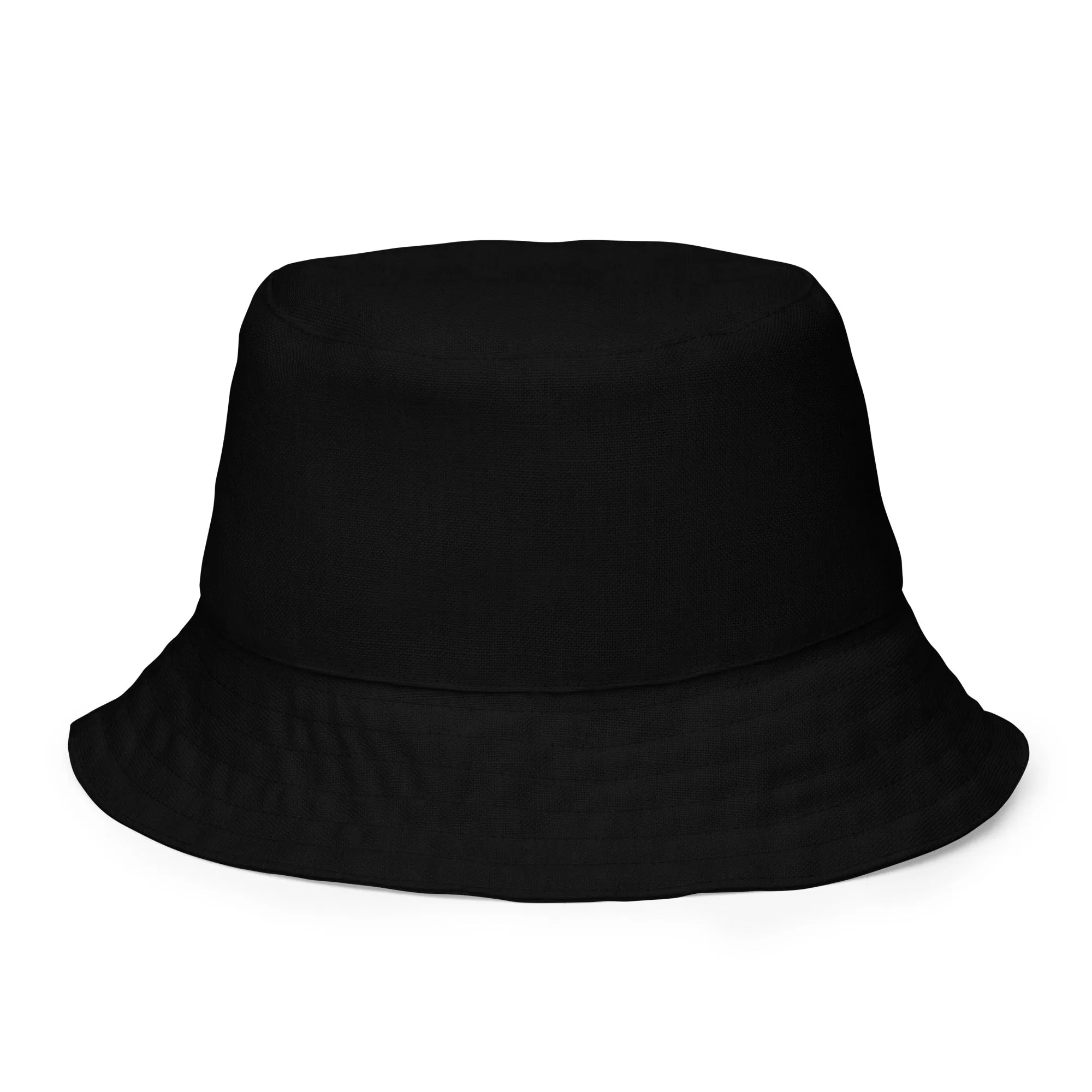 Classic Wave Black Bucket Hat