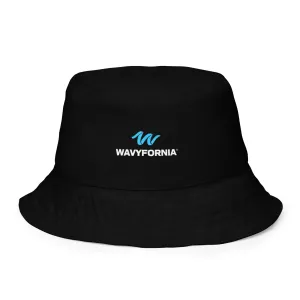 Classic Wave Black Bucket Hat