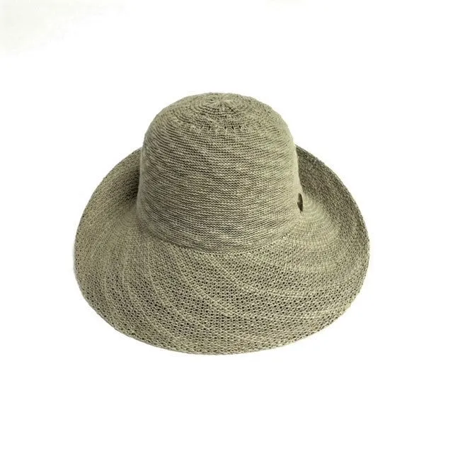 Cotton Blend Turn Brim Hat