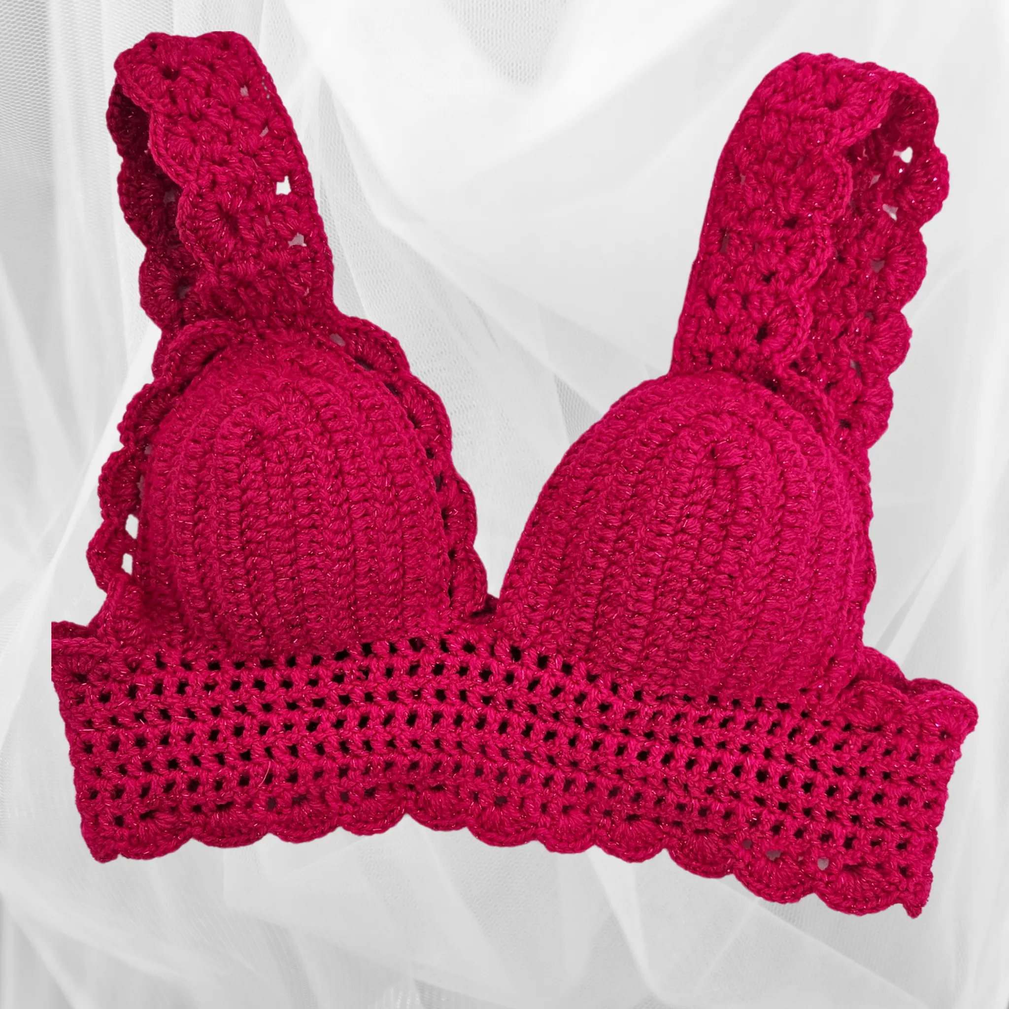 Crochet Shoulder Straps Top