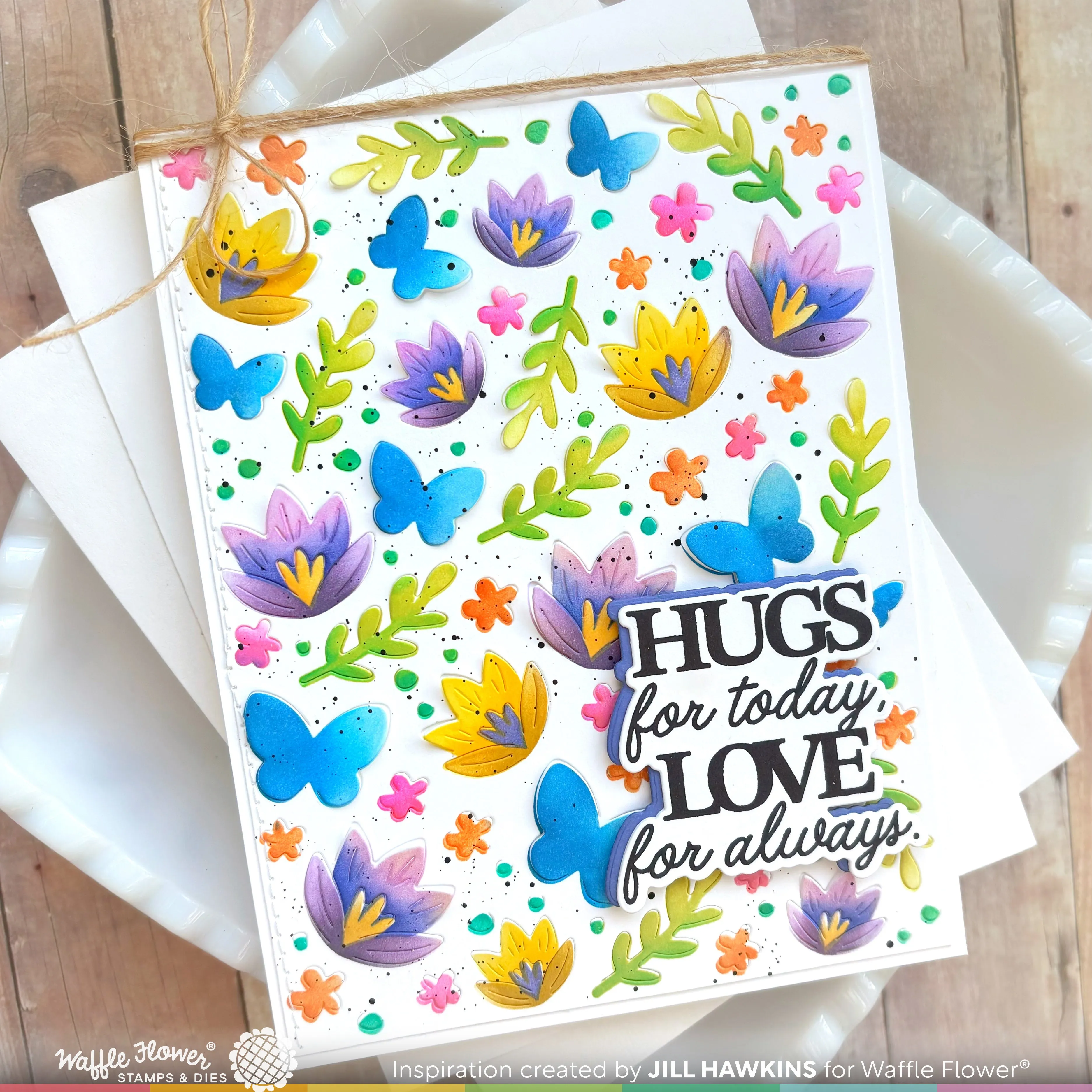 Crocus Flutter Stencil