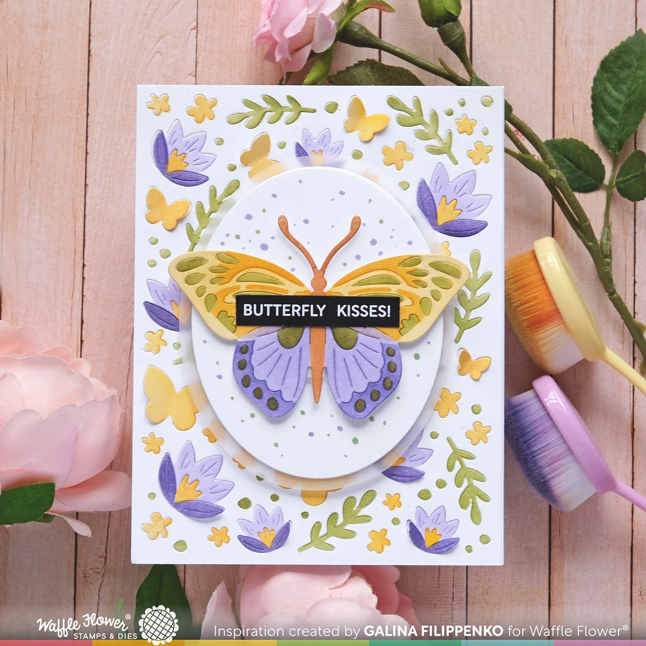 Crocus Flutter Stencil