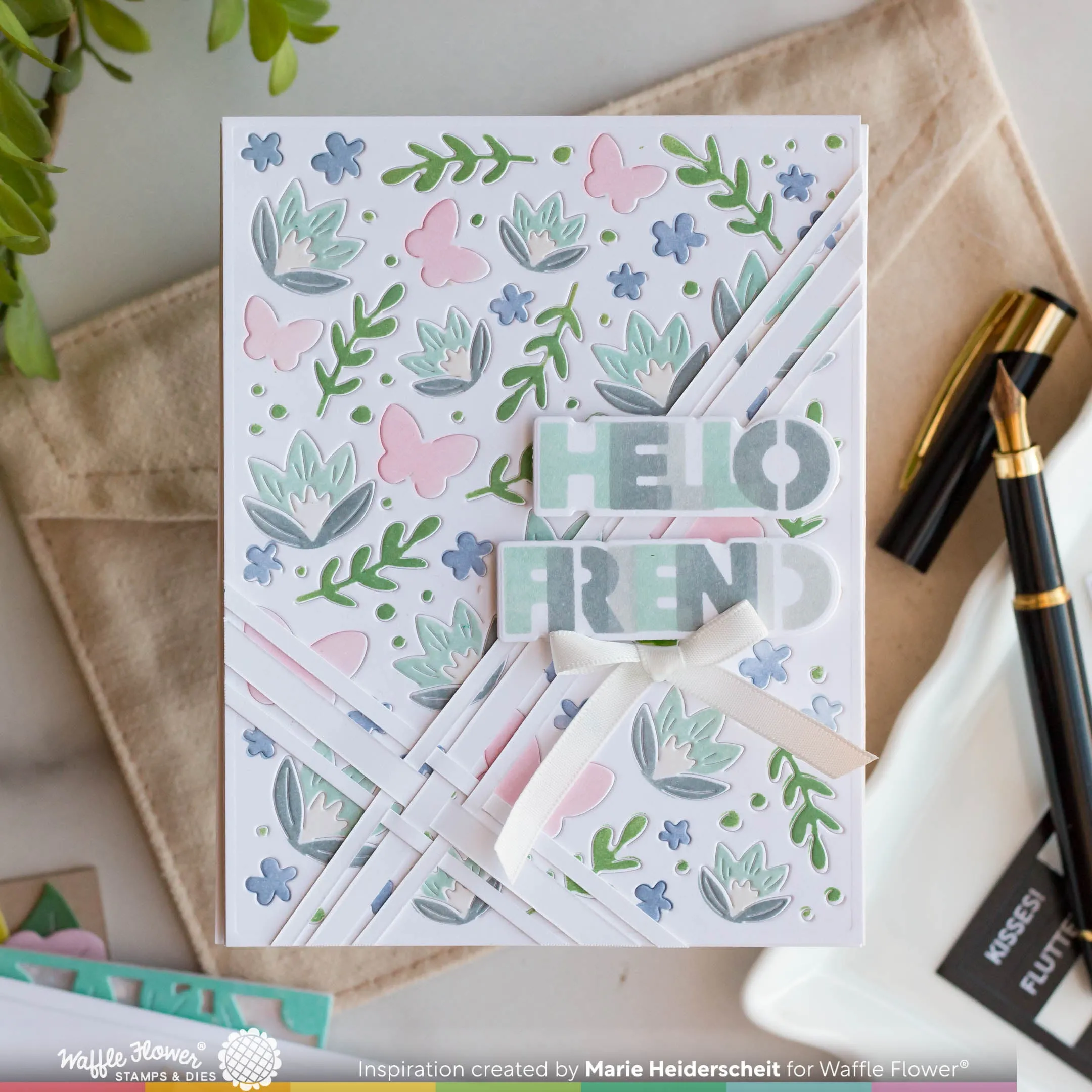 Crocus Flutter Stencil