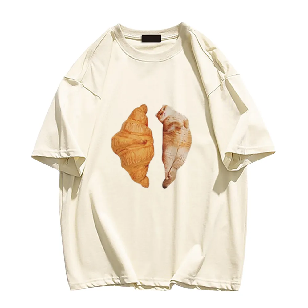 Croissant Cat T-Shirt