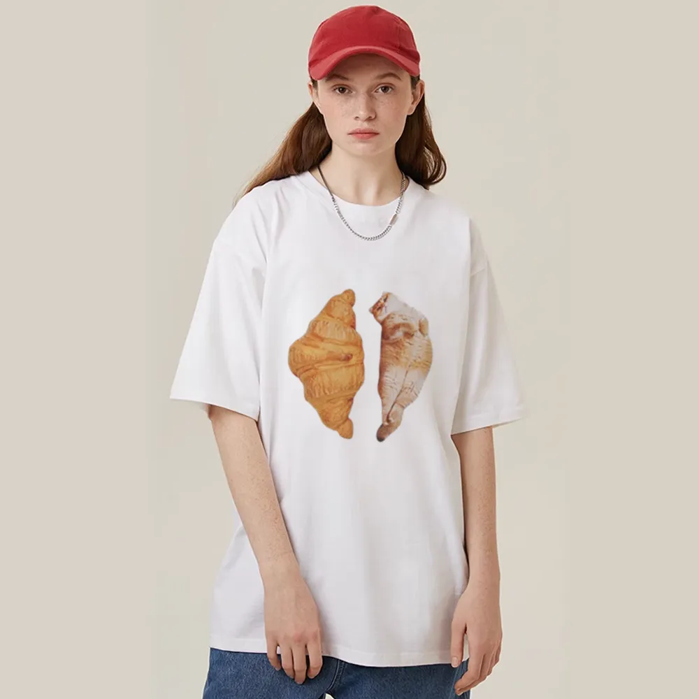 Croissant Cat T-Shirt