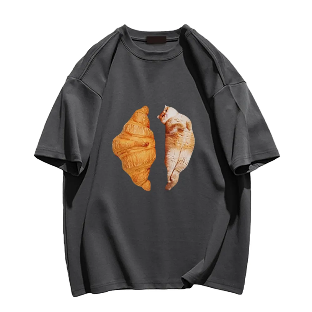 Croissant Cat T-Shirt