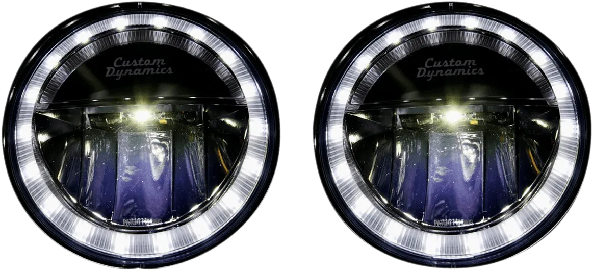 Custom Dynamics CDTB-45-AW-2C 4.5in. TruBeam LED Passing Lamps - Chrome