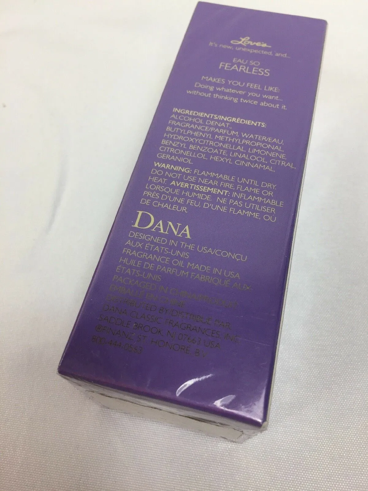 Dana loves eau so Fearless Parfum Spray 1.5oz