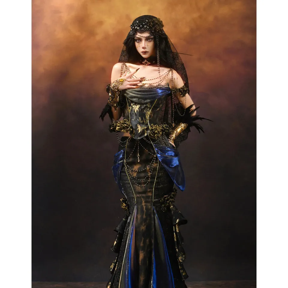 dark aristocratic mermaid skirt