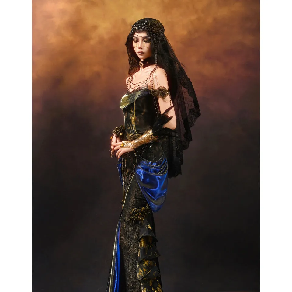 dark aristocratic mermaid skirt