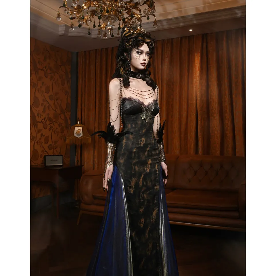 Dark aristocrat's strap dress