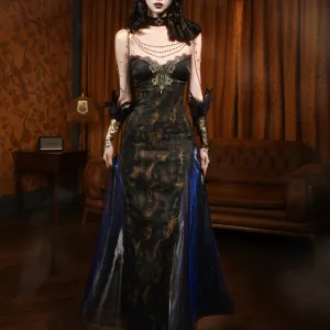 Dark aristocrat's strap dress