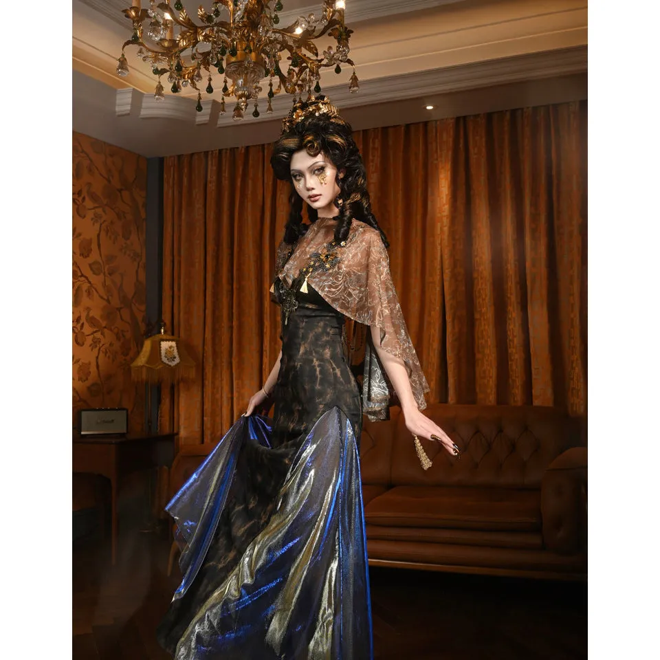Dark aristocrat's strap dress
