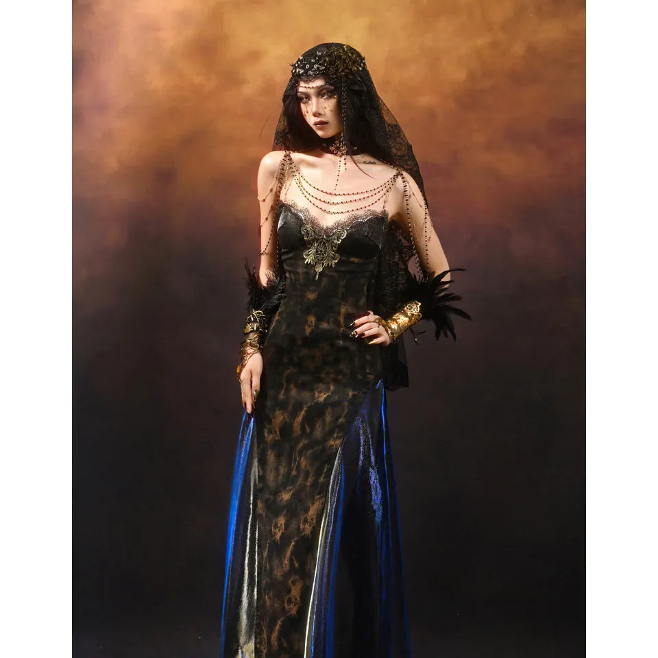 Dark aristocrat's strap dress