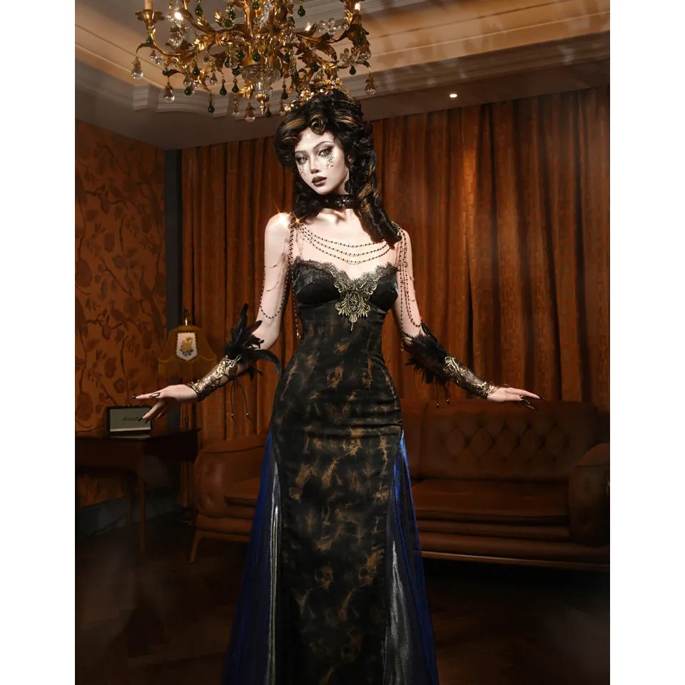 Dark aristocrat's strap dress