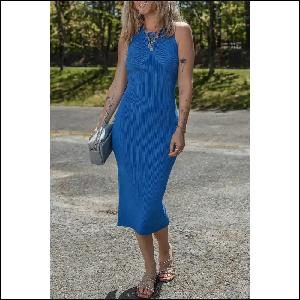 Dark Blue Midi Sweater Dress: so Good, It's Practically Therapy 💙 Needful Things