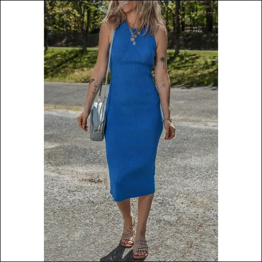 Dark Blue Midi Sweater Dress: so Good, It's Practically Therapy 💙 Needful Things